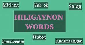 40 Random Hiligaynon(ilonggo) Words Translated to Tagalog and English| Shinnykor Tutorial