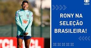 Rony se emociona em coletiva pela Seleção Brasileira