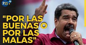 NICOLAS MADURO sobre ELECCIONES VENEZUELA: “Vamos a ganar POR LAS BUENAS O POR LAS MALAS”