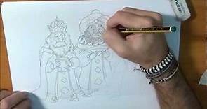 Aprende a dibujar a los tres Reyes Magos