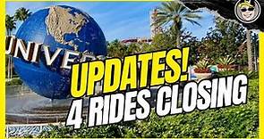 Update! 4 Rides Closing at Universal Studios Florida ~ What's New at USF?