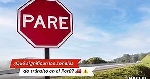 ¿Qué significan las señales de tránsito en Perú?