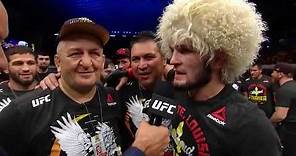 UFC 242: Khabib Nurmagomedov and Dustin Poirier Octagon Interviews