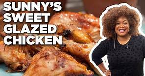 Sweet Glazed Butterflied Grilled Chicken with Sunny Anderson | The Kitchen | Food Network