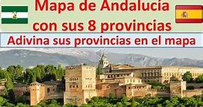 Mapa Andalucia