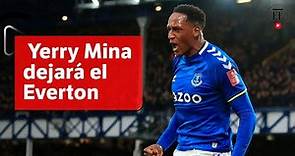 Yerry Mina anunció que no seguirá en el Everton de la Premier League | El Espectador
