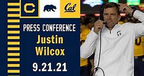 Cal Football: Justin Wilcox Interview (9.21.21)