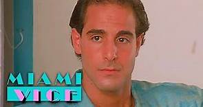 Young Stanley Tucci as Steven DeMarco in Miami Vice. 1986 | Miami Vice