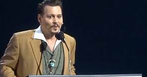 Johnny Depp surprise Disney Legend award - Speech at D23 Expo 2015