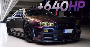 El MEJOR NISSAN SKYLINE R34 GTR del PAÍS | 4K