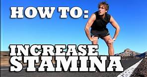 3 Exercises to Increase STAMINA - Endurance for a Fight