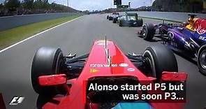 Alonso Wins In Spain After Epic Start | 2013 Spanish Grand Prix