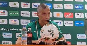 CHRIS HUGHTON POST MATCH CONFERENCE AFTER EGYPT’S GAME.🔥🔥🇬🇭