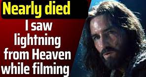 I Almost died, I saw lightning from Heaven, Jim Caviezel real story filming the Passion of Christ