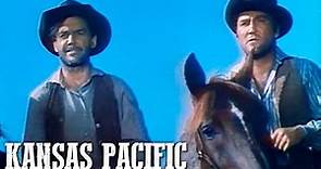 Kansas Pacific | CLASSIC WESTERN MOVIE | Civil War | Wild West Movie | Cowboys