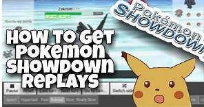 How to access, share, and also download replays in Pokemon Showdown