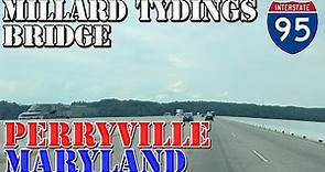 Millard Tydings Bridge Northbound - Perryville - Maryland - 4K Infrastructure Drive