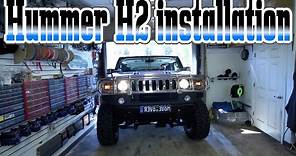 The Hummer H2 make over car stereo installation