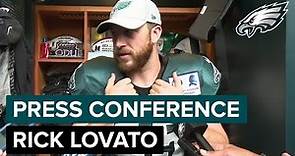 Long Snapper Rick Lovato Talks About Clutch 45-Yard FG in Practice | Eagles Press Conference