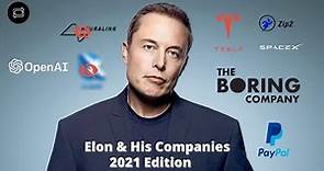 What Companies does Elon Musk Owned | Elon Musk all Companies list in 2021 - Tech Loop