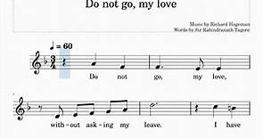 Do not go, my love (Hageman) | Trinity Grade 8 | Group B | Sing-Along | D minor