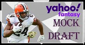 🏈 YAHOO! Fantasy Football Mock Draft! Pick #2