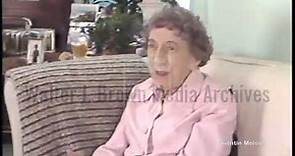 "Wicked Witch of the West" Margaret Hamilton Interview (July 20, 1980)