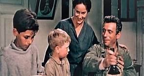 Alida Valli in 'La Grande Strada Azzurra' with Yves Montand, movie 1957