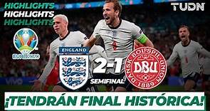 Highlights | Inglaterra 2-1 Dinamarca | UEFA Euro 2020 | Semifinal | TUDN