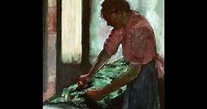 Un tableau pour méditer : Degas ( La repasseuse vers 1892 )