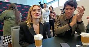 Drake Rodger and Meg Donnelly at NYCC