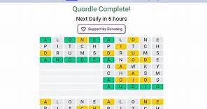 How to Play Quordle - The Great Wordle Like Game - Step by Step Instructions - Tutorial