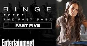 Jordana Brewster on 'Fast Five': The Fast Saga | EW's Binge | Entertainment Weekly