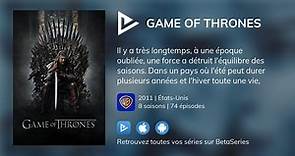 Où regarder les épisodes de Game of Thrones en streaming complet ?