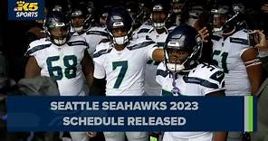 Seahawks 2023 schedule released