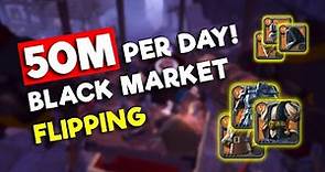 BLACK MARKET FLIPPING 50M PER DAY | GUIDE | ALBION ONLINE