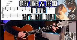 Daisy Jones & The Six - The River Guitar Tutorial Lesson