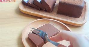 【ENG SUB】零失敗朱古力奶凍 冰涼Q軟 只需攪拌材料 再放冰箱冷藏即可🍫(engsub)How to Make chocolate pudding