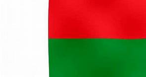 Banderas Ondeando e Himno de Madagascar - Waving Flags and Anthem of Madagascar