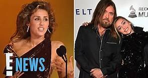 Miley Cyrus EXCLUDES Dad Billy Ray Cyrus From GRAMMYs Acceptance Speech | E! News