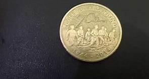 5 Peso Philippines 2014 "70th anniversary of gulf landing" commemorative coin