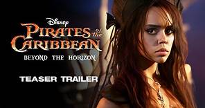 Pirates of the Caribbean 6: Beyond the Horizon - Teaser Trailer (2025) Jenna Ortega, Johnny Depp