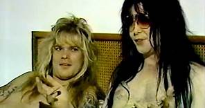 WASP - New Music, Toronto TV November 1984 - Blackie Lawless + Chris Holmes interview (in bed)