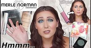 I Tried out a BUNCH of MERLE NORMAN Makeup Products! | A Review