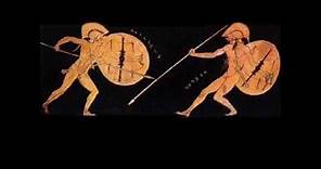 Il duello tra Ettore e Achille. Libro XXII dell' Iliade vv. 247-371