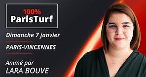 Pronostic PMU R1 - 100% ParisTurf du Dimanche 7 janvier à Paris-Vincennes