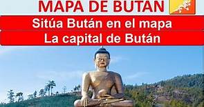 Mapa de Butan