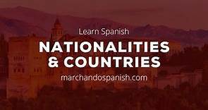 Nationalities and Countries in Spanish