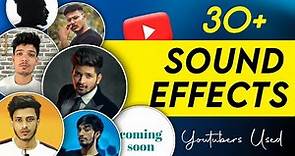 30+ Sound Effects for YouTube Video Editing | No Copyright | Download Link Given ❤️