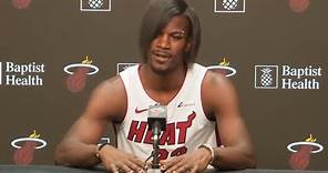 Jimmy Butler shows off new emo hairstyle at Miami Heat media day 😂
